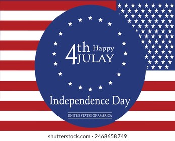 Independence Day United States of America, Vector illustration