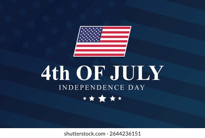 Independence Day United States of America Fourth of July. Vector