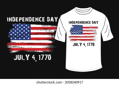Independence day of the United States T-Shirt Design