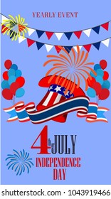 
independence day USA, 4 July festival