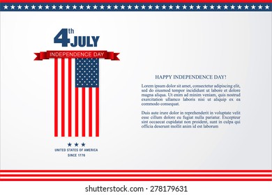 independence day of the usa 4 th july. Happy independence day