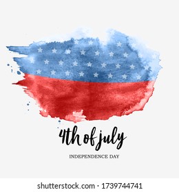 Independence Day USA 4th Of July Background. Vector Illustration EPS10