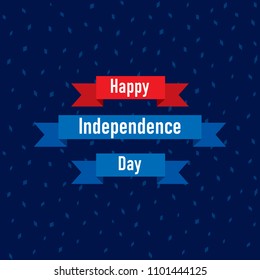 independence day of USA greeting card, national flag design