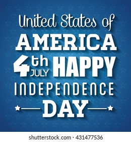 Independence day. Usa icon. Celebration concept , vector