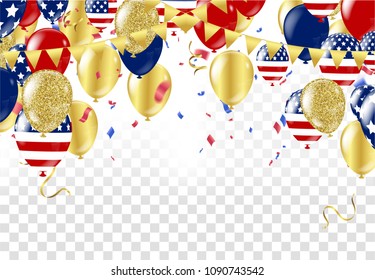 Independence day of the usa sale banner template design