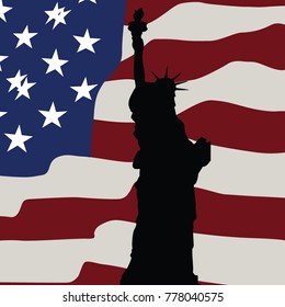 Independence Day of the USA, Statue of Liberty.