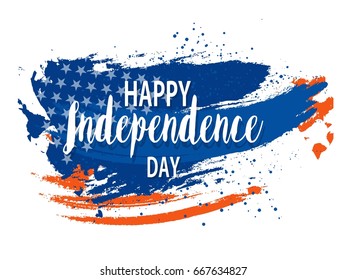 Independence day USA, vector background.