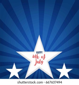 Independence day usa, vector background.