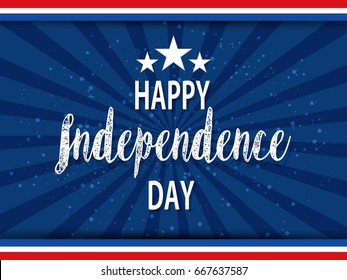 Independence day usa, vector background.