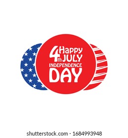 Independence Day of USA | Vector illustration of 4th July, Independence day of America