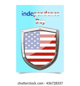 independence day usa, vector illustration.