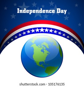Independence Day, vector background