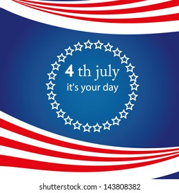 Independence Day Vector Background