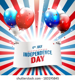 Independence day - vector background  