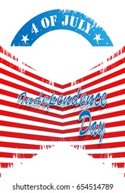Independence day vector background. Bright template for holiday design. Elements for illustration. Eps10