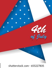 Independence day vector background. Bright template for holiday design. Elements for illustration. Eps10