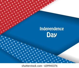 Independence day vector design. Colorful elements, template for greeting cards. Eps10