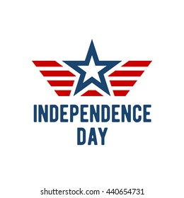 Independence Day Vector Design. Fourth of July Typography Design. T-shirt apparel print graphics. Vector illustration.