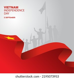 Independence Day Vietnam Simple Background