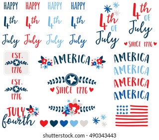 Independence Day Word Art