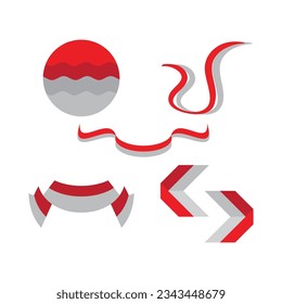 Independence Flag Indonesia logo vector
