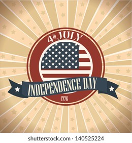 independence frame over grunge background vector,illustration