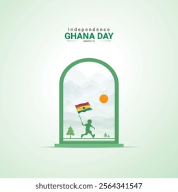 Independence Ghana Day . Ghana Day creative Design for social media post