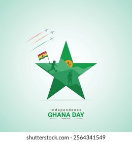 Independence Ghana Day . Ghana Day creative Design for social media post