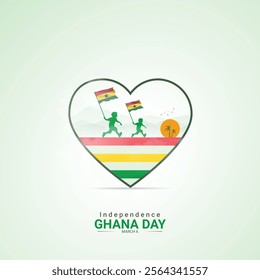 Independence Ghana Day . Ghana Day creative Design for social media post