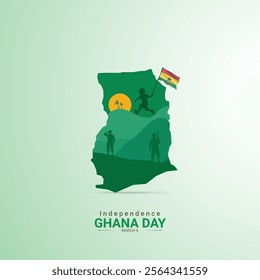 Independence Ghana Day . Ghana Day creative Design for social media post