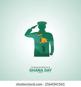 Independence Ghana Day . Ghana Day creative Design for social media post