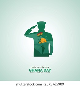 Independence Ghana Day . Ghana Day creative Design for social media post