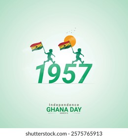 Independence Ghana Day . Ghana Day creative Design for social media post