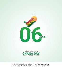 Independence Ghana Day . Ghana Day creative Design for social media post