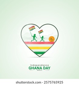 Independence Ghana Day . Ghana Day creative Design for social media post