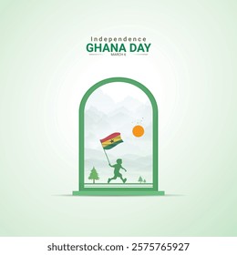 Independence Ghana Day . Ghana Day creative Design for social media post