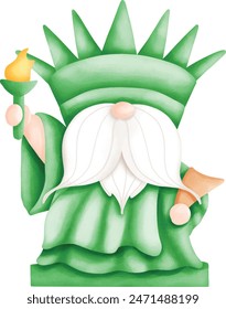 Independence gnome, 4th of july
