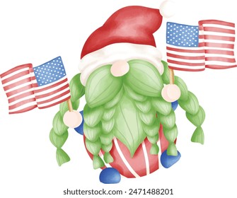 Independence gnome, 4th of july
