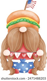 Independence gnome, 4th of july