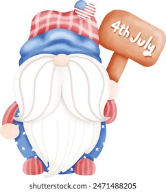 Independence gnome, 4th of july