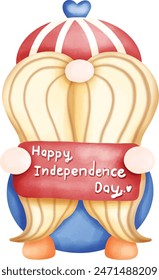 Independence gnome, 4th of july