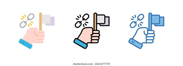 Elemento Ícone De Independência Para Design