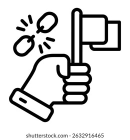 Elemento Ícone De Independência Para Design