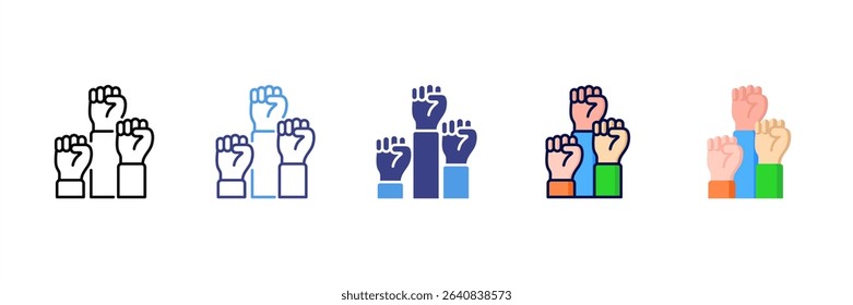 Independence Multi Style Icon Set