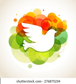 Independence and Republic Day of India. Vector background