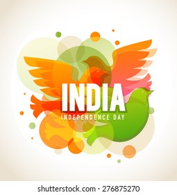 Independence and Republic Day of India. Vector background