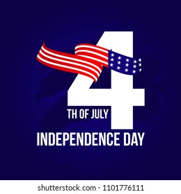 Independent Day Vector Template Design Illustration