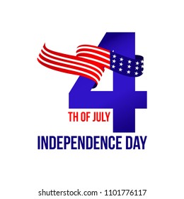 Independent Day Vector Template Design Illustration