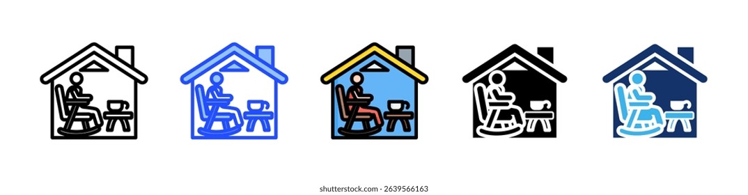 Independent Living Icon Collection With Multiple Styles