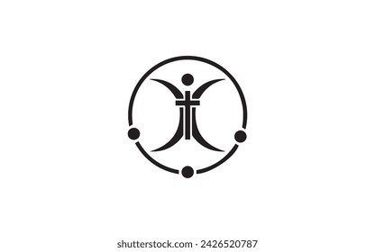 Unabhängige manlogo Lernen Logo Design Marke Business Logo